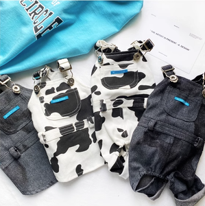 Overall Denim Anjing Model Suspender untuk Pasangan Anjing Musim Gugur - Product Image 1