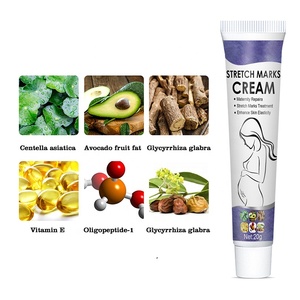 Crème Anti-Vergetures Post-Partum aux Herbes Chinoises Oem pour l'Abdomen, les Cuisses, les Jambes, les Fesses et la Poitrine, Crème de Soin Éliminant les Vergetures de Grossesse - Product Image 2