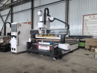 Routeur CNC 4 axes linéaires ATC 1530 pour le travail du bois, machine de fraisage et de découpe pour la fabrication de meubles, armoires et panneaux