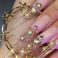 Nouvel Arrivage Transfrontalier : Faux Ongles d'Exposition pour Salon, Ongles Artificiels pour Nail Art, Faux Ongles d'Entraînement à Longueur Prolongée, Style Transparent 120
