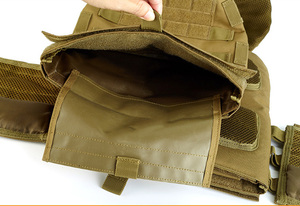 Vendita calda gilet tattico mimetico durevole 900D porta-piastra protettiva per uso esterno in Nylon poliestere alla moda Oxford - Product Image 6