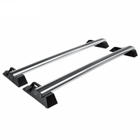 JOESHIER Barres transversales de toit en alliage d'aluminium argenté de haute qualité (2 pièces) – Porte-bagages et porte-charge 75 kg – Installation facile