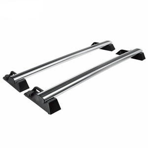 JOESHIER 2 barras transversales de aluminio plateadas para techo, portaequipajes para Hummer H2 2002-2009, fabricadas en China - Product Image 3