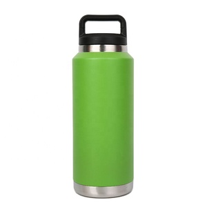 Vacío 36oz 64oz Botellas de vaso Doble pared Acero inoxidable Logotipo personalizado Recubrimiento en polvo - Product Image 3