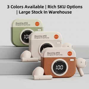 Écouteurs intra-auriculaires <span class=keywords><strong>sans</strong></span> <span class=keywords><strong>fil</strong></span> rétro B2B, écouteurs sportifs TWS de haute qualité, réduction du bruit, indicateur de batterie LED - Product Image 4