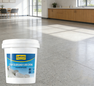 Revêtement de sol liquide <span class=keywords><strong>époxy</strong></span> imperméable de haute qualité avec sable coloré pour surfaces en granit - Product Image 6