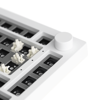 AKKO 5075B VIA ISO Kit Barebone blanc Kit clavier de jeu multimode avec bouton