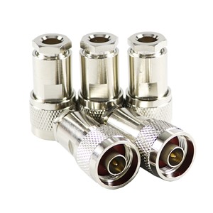 ชุดอุปกรณ์ N Male 5 ชิ้น N-J-5 ขั้วต่อโคแอกเชียล 50 โอห์ม สำหรับสาย RG6/LMR300 50-5 รุ่น F663 - Product Image 1