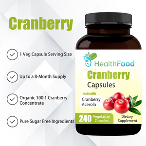 Lower Price Powerful Antioxidant Herbal Cranberry Capsules Boost Immunity Dietary <b>Supplement</b> for Women and Men Cranberry Capsule - Product Image 3