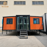 Maison préfabriquée Conteneur de 40 pieds Maison préfabriquée Maison moderne pliante extensible de 20 pieds Petite maison mobile