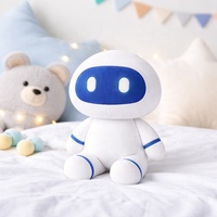 Peluche personnalisée, robot mignon en peluche selon le design, fabricant de peluches sur mesure, parfait pour les articles promotionnels, mascotte en peluche personnalisée