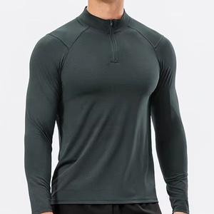Disponibile Maglia Sportiva a Maniche Lunghe con Zip a Quarto, Personalizzabile, in Poliestere di Alta Qualità, per Allenamento, Corsa e Fitness, Taglia M - Product Image 5