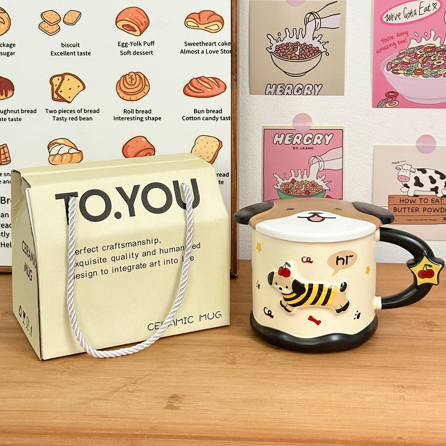 [Gift Box] Black Dachshund