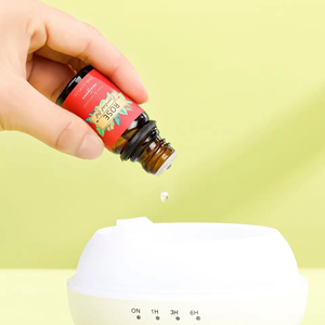 Marque privée Aromathérapie Fleur Huiles Essentielles 100% Pur Naturel En Vrac Huile Essentielle Diffuseur Humidificateur De Massage À Ultrasons - Product Image 4