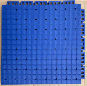 Baldosas de Suelo de Plástico PP Encastrables, Suaves, Duraderas, Antideslizantes, Impermeables, Modulares, Fáciles de Instalar para Parques Infantiles al Aire Libre - Product Image 2