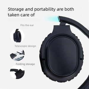 Venta al por mayor de fábrica V5.5 Over-ear <span class=keywords><strong>Gaming</strong></span> Headset, modo dual para juegos, música y deportes - Product Image 5