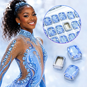 Strass in Vetro K9 di Varie Forme con Colore Argento, Perline di Cristallo Sfuse all'Ingrosso per Gioielli e Abiti da Donna Fai-da-Te - Product Image 1