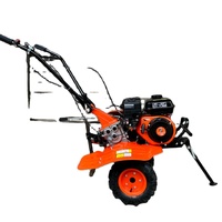 Cultivateur à essence 7HP, largeur 500 mm, avec 4 pneus de 350 mm pour utilisation en serre en Afrique