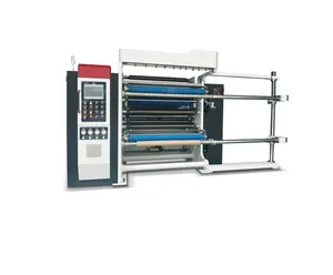 HK-1300GPC Hoge Snelheid Zelfklevende Papieren Etiketten Membraanmaterialen Rolsnijmachine Rewinder Machine Met Losframe