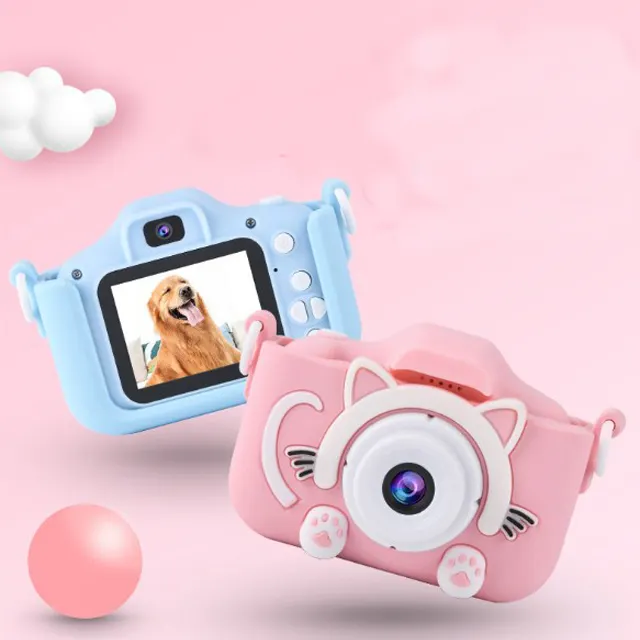 Upgrade Kids Selfie Camera Kerst Verjaardag Cadeaus Voor Jongens Leeftijd 3-9 Digitale Video Camera 'S Voor Peuter Draagbare Speelgoed