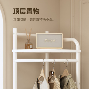 Multifunctional Metal Corner <b>Coat</b> <b>Rack</b> Two Three Floors <b>Standing</b> Bedroom Clothing Organizer Iron Triangle Shape - Product Image 3