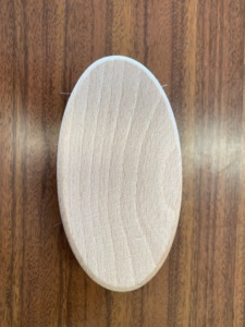 Brosse corporelle sèche en bois NATURAE DONUM, toucher doux pour peaux délicates, poils de cheval de 25 mm, sans cruauté, 12x6,5 cm, personnalisable - Product Image 4