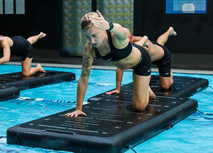 Dwf Drop Shipping Stitch Pvc Tập Thể Dục Tập Thể Dục Cân Bằng Nước Inflatable Yoga Hội Đồng Quản Trị - Product Image 4