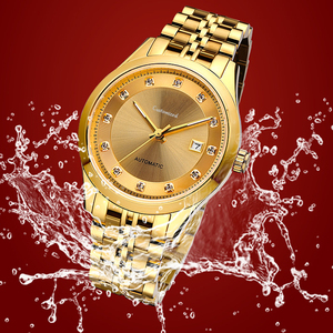 Reloj Mecánico Automático de Negocios para Hombre de 41 mm con Esfera Grande con Incrustaciones, Calendario Luminoso - Product Image 6
