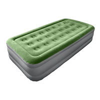 Matelas gonflable de taille jumelle portatif et imperméable avec construit dans la pompe