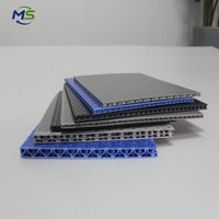 Panneau en nid d'abeille en plastique PP, léger et ignifuge pour cloisons de bâtiment, murs et coffrages de construction