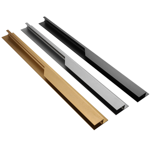 The Edge Banding Handle Is Integrally Formed Universal for Cabinet and Wardrobe <strong>Doors</strong> No Discomfort to the Touch - Product Image 4