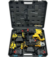 Kit de perceuse sans fil électrique portable LONSLEY 21V/18V avec batterie au lithium, outils électriques