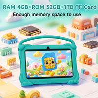Tablette pour enfants 7 pouces 4 Go 32 Go avec étui en silicone, très vendue