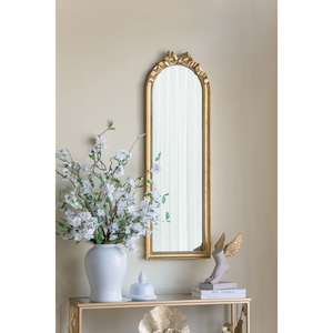 กระจกเงาเต็มตัวขนาด 15.8 x 48.8 นิ้ว กรอบสีทอง กระจกติดผนังตกแต่งบ้าน - Product Image 4