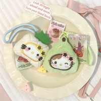 Jandudu 2026 Fun Fuzzy Fruit Pluche Sleutelhanger Model A-13 PP Katoenen Vulling 7cm Unisex Schattig Dierenknuffeltje Klauwautomaat Prijs Party
