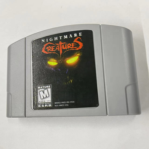 Cartucho de juego <span class=keywords><strong>Nightmare</strong></span> <span class=keywords><strong>Creatures</strong></span> N64 para consola de juegos Nintendo 64 versión de EE. UU. Inglés para consolas de videojuegos N64 - Product Image 4