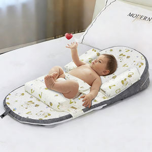 Portable Foldable <strong>Baby</strong> Slope <strong>Cushion</strong> Height Adjustable Multifunctional Infant <strong>Nest</strong> Newborn Anti-Spitting Lounger Sloped Pillow - Product Image 1