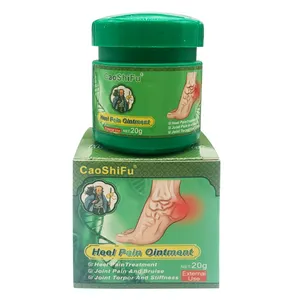 ZB Chinês Tradicional Erva Calcanhar Dor Creme Fast Relief Heel Spur/Plantador Fasciite/Aquiles Tendinite Pomada 20g