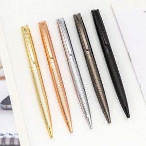 Vente flash - Stylo bille publicitaire de luxe de qualité supérieure en métal pour cadeaux d'entreprise, personnalisation du logo - Product Image 2