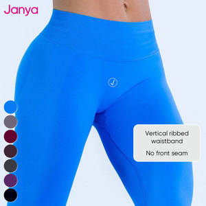 Leggings Deportivos Janya al por Mayor para <span class=keywords><strong>Mujer</strong></span>, Leggings con Efecto Levanta Glúteos, Cintura Elástica, Leggings de Gimnasio y Fitness, Pantalones de <span class=keywords><strong>Yoga</strong></span> sin Costuras - Product Image 4
