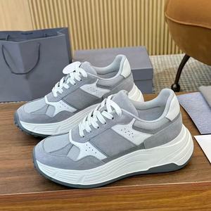 Zapatos Deportivos Casuales de Moda para Hombre, Versátiles, Modernos, de Cuero Genuino, Cómodos, Ligeros, con Cordones, Transpirables, de Punta Cerrada, para Todas las Temporadas - Product Image 1