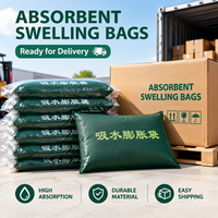 Sac de protection anti-inondation auto-gonflant en toile, sans sable, absorbant l'eau, pour porte, sous-sol, garage