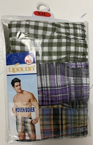 3 Pezzi in Una Confezione PVC, <span class=keywords><strong>Boxer</strong></span> da Uomo a Vita Media con Stampa a Freccia, Pantaloncini Traspiranti - Product Image 2