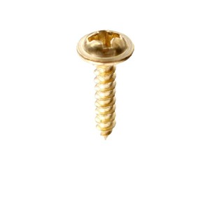 Tornillos autorroscantes con arandelas, chapados en acero al carbono negro, plateado y dorado, paquete de 1 jin para uso general - Product Image 5