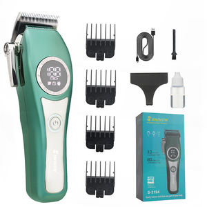 <span class=keywords><strong>Tondeuse</strong></span> à barbe professionnelle Lanumi S-3194 rechargeable pour hommes, écran LCD, lames en céramique, charge portable de type C, usage domestique - Product Image 2