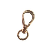 Accessoires de quincaillerie de sac en gros 10mm boucle à crochet en métal couleur argent boucle de chien