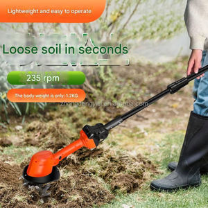 Petite motobineuse électrique domestique sans fil à batterie lithium nouvelle génération pour jardinage, désherbage de bonsaïs et retournement pratique du sol - Product Image 5