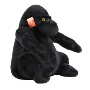 Peluche d'orang-outan noir réaliste et moelleuse, jouet <span class=keywords><strong>singe</strong></span> en peluche tendance - Product Image 1