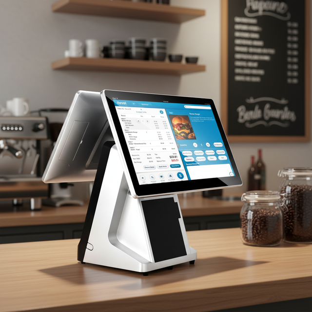 15.6 Inch Touch Dual Screen Pos System for Sale Pos Machine All in One Terminal for Retail Shop Restaurants