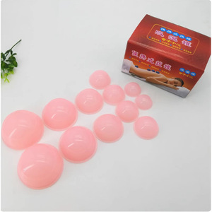 Silicone Cupping <b>Set</b> 12 Cups Yellow Body <b>Massage</b> Therapy Home Use - Product Image 2